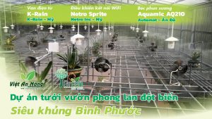 Tưới vườn lan đột biến sử dụng điều khiển tự động Sprite