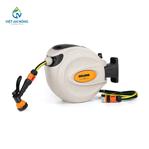 Ống cuộn tưới vườn thu dây tự động 15m holman-úc-2