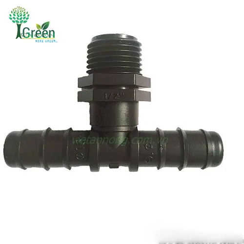 Chữ tê ren 21 ra ống LDPE 25-1