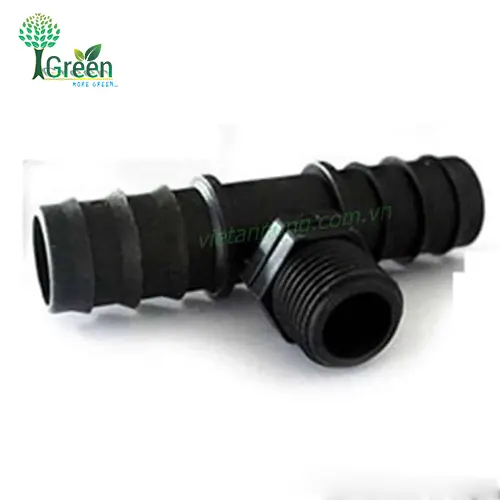 Chữ tê ren 21 ra ống LDPE 25
