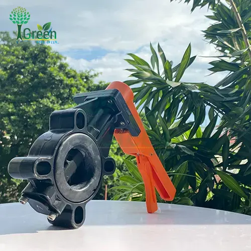 Van bướm tay gạt 2 inch 60mm đĩa nhựa AQ81-1
